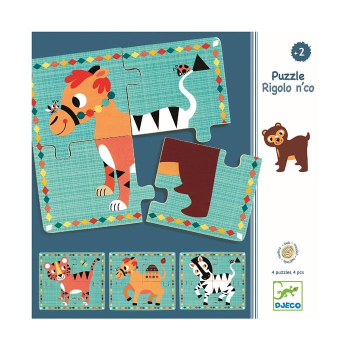 Puzzle 4 in 1 Animali main product photo