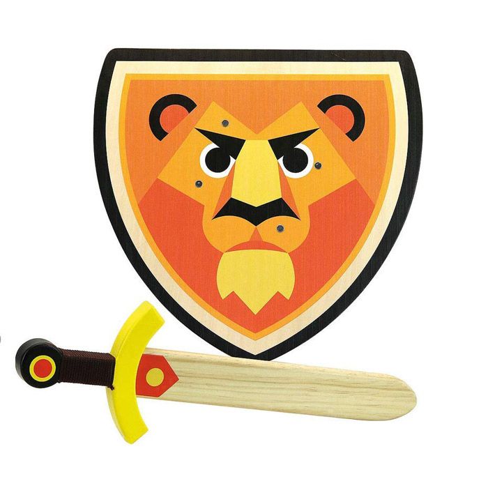 Spada e Scudo in legno Leone main product photo