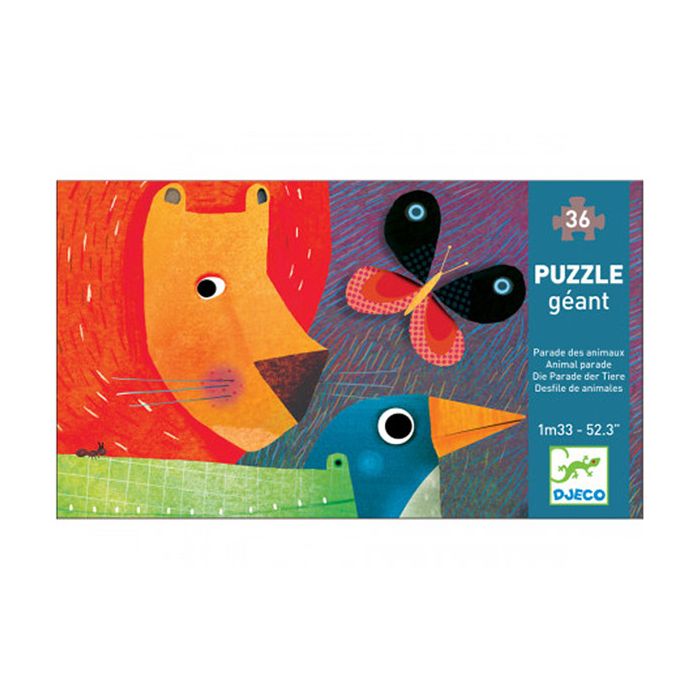 Djeco Puzzle Gigante Parata di Animali main product photo