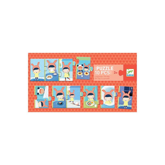Djeco Puzzle le Ore del Giorno main product photo
