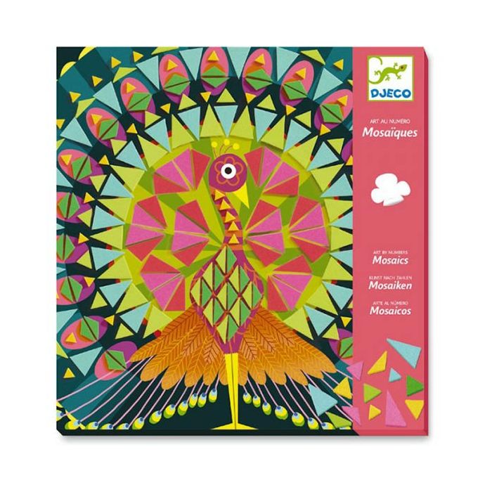 Djeco Mosaico Pavone e Gufo main product photo