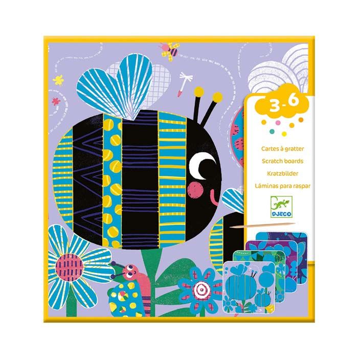 Djeco Carte da Grattare Amici Insetti main product photo