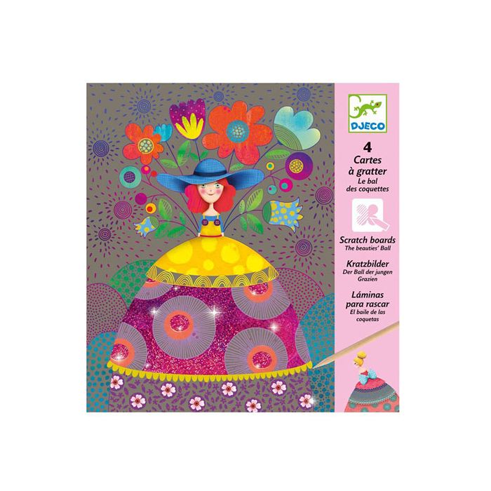 Djeco Carte da Grattare il Ballo delle Sbarazzine main product photo
