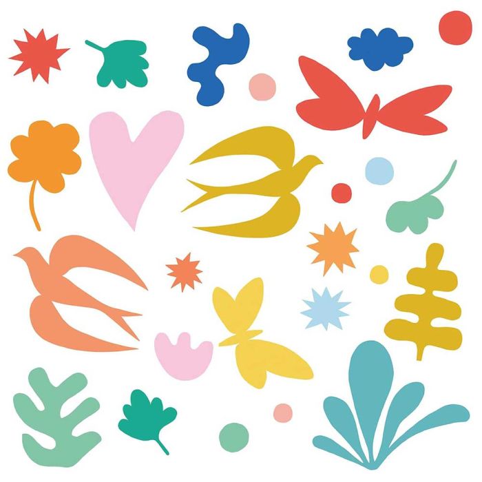 Adesivi da Finestra Fantasia Colorata main product photo