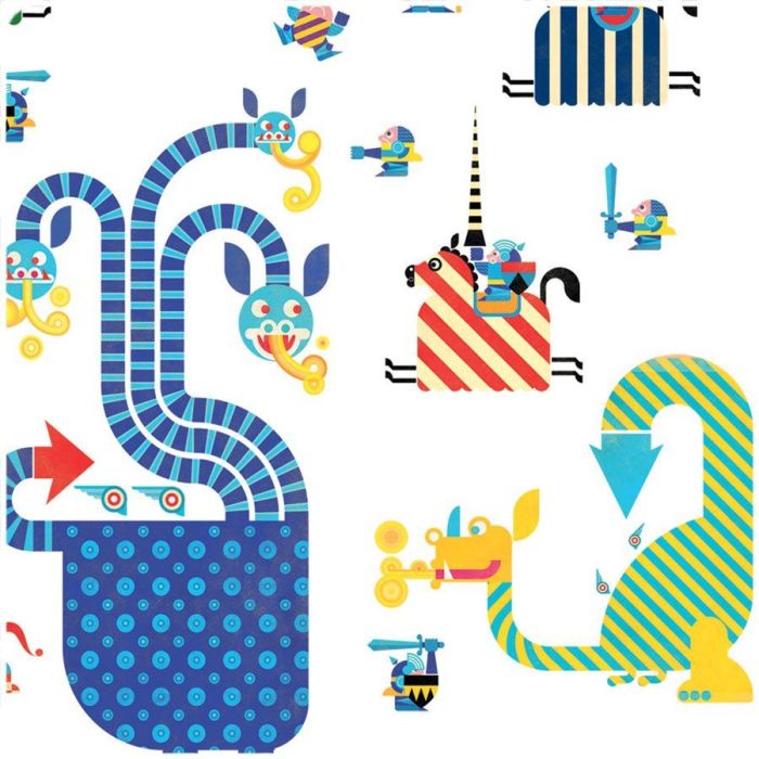 Adesivi da Parete Draghi main product photo