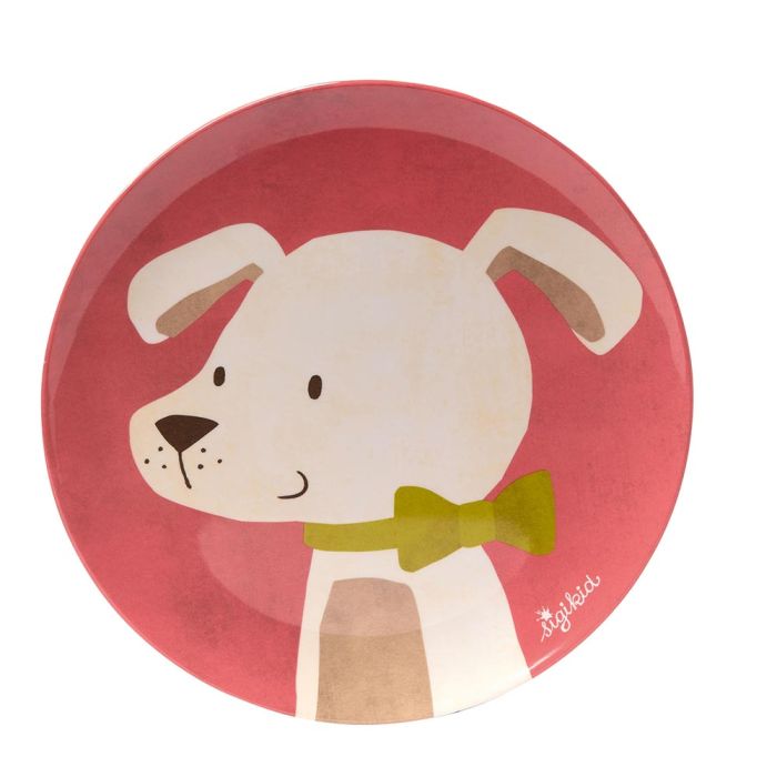 Piattino in Melamina Cane Rosa main product photo