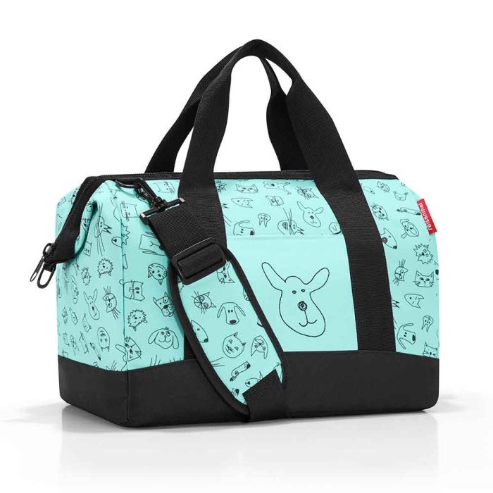 Borsone Cani e Gatti Azzurro main product photo