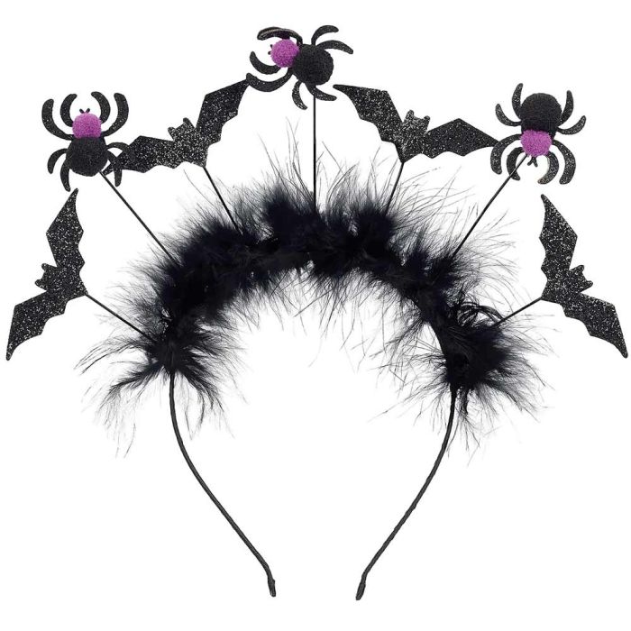 Cerchietto Halloween Pipistrelli e Ragni main product photo
