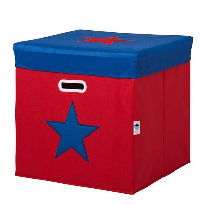 Contenitore Porta Giochi Blu e Rosso main product photo