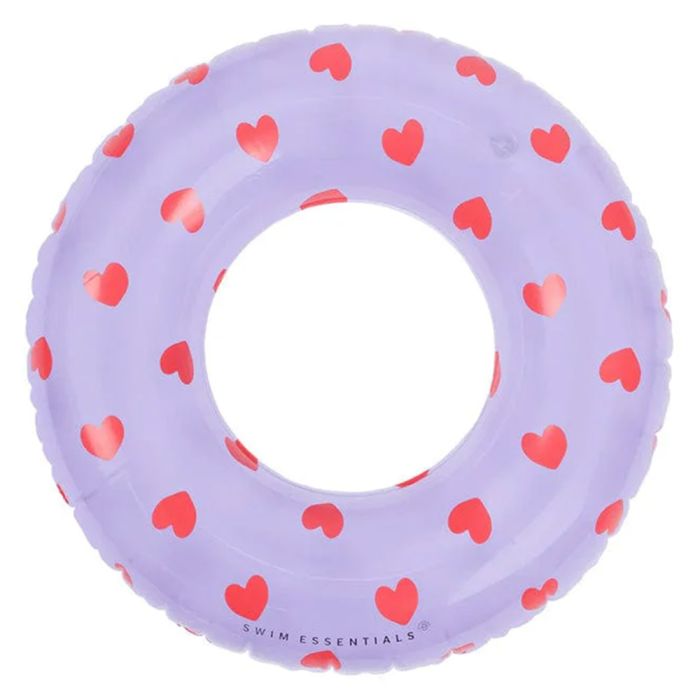 Ciambella Gonfiabile Cuori Lilla main product photo