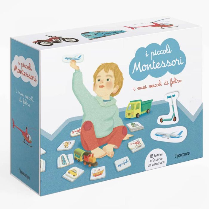 Cofanetto Montessori I miei Veicoli in Feltro main product photo