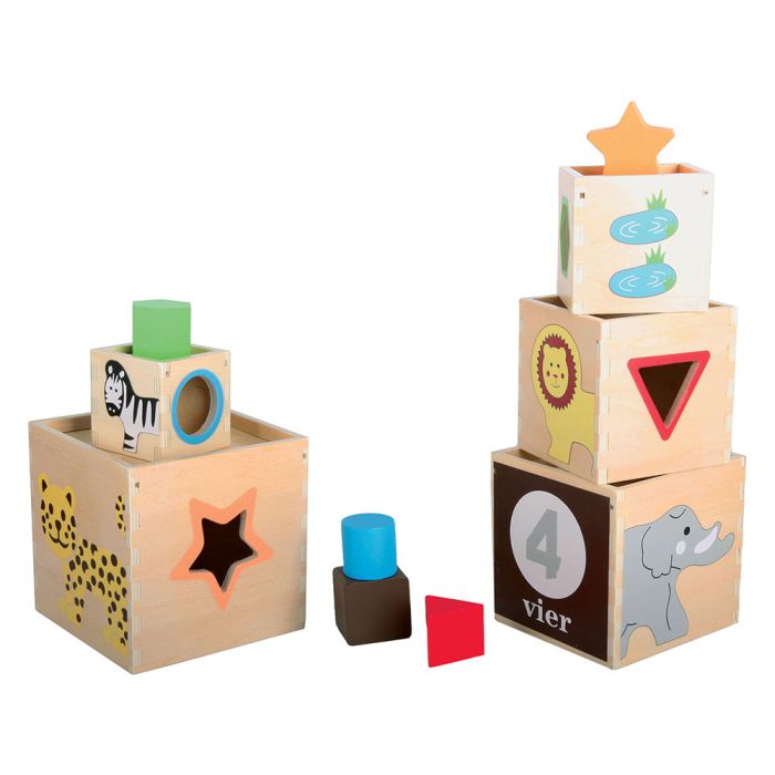 Cubi Impilabili con Forme in Legno main product photo