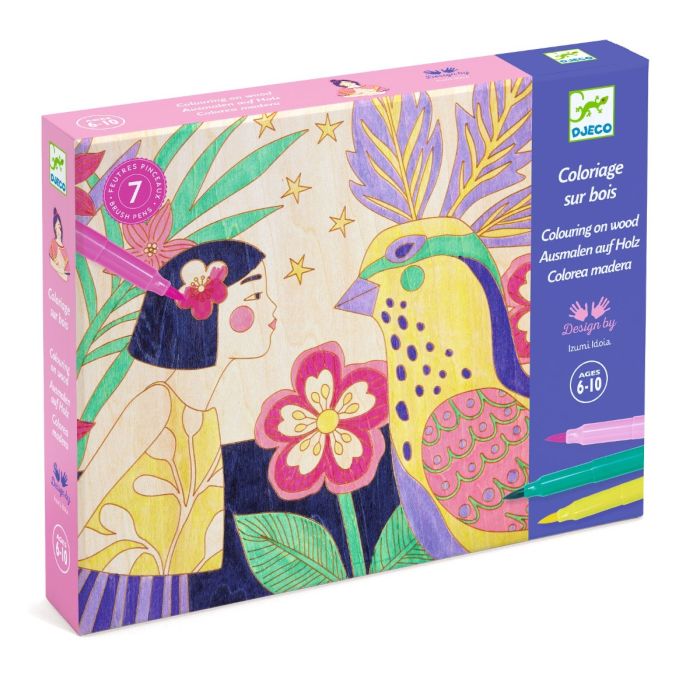 Fanciulle da Colorare in Legno main product photo