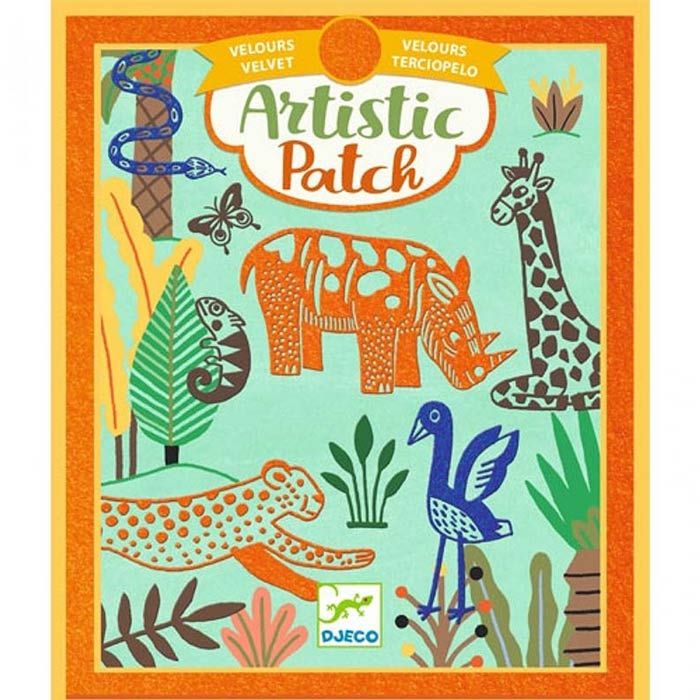 Djeco Artistic Patch Animali Selvaggi main product photo