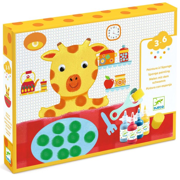 Set Pittura a Spugna Animali main product photo