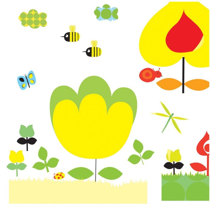 Adesivi da Parete Fiori main product photo