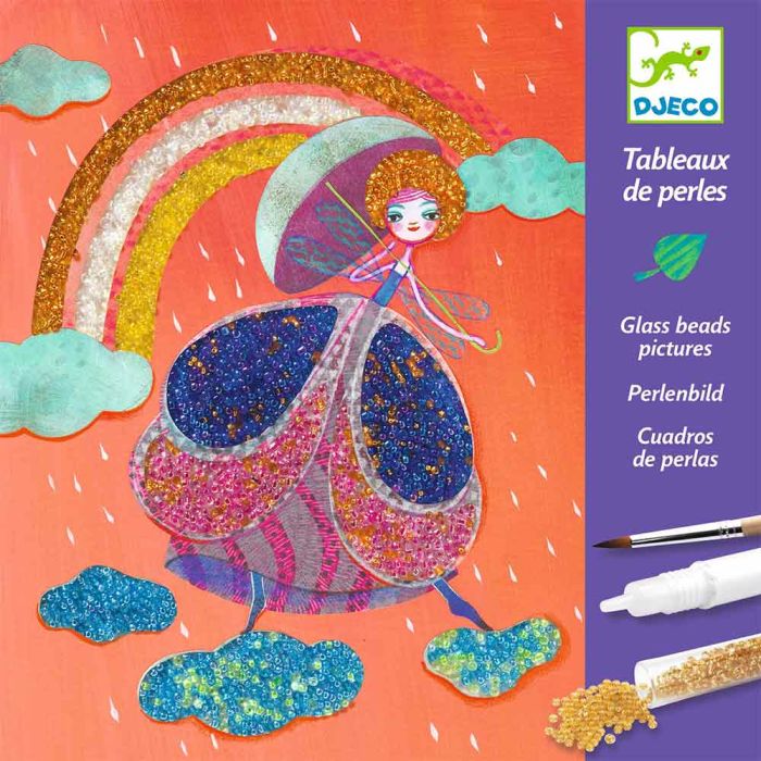 Djeco Collage Quadri di Perline Fantasia main product photo