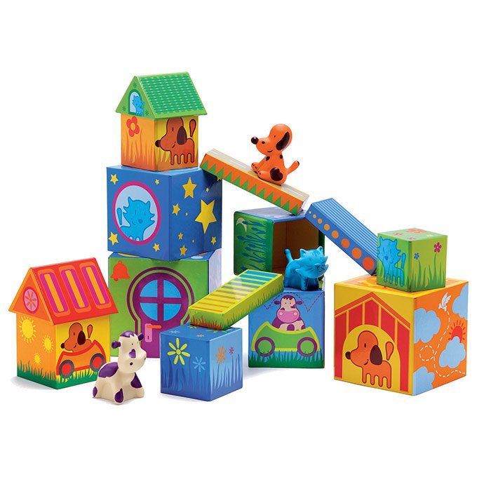 Cubi di Cartone Djeco Cubanimo main product photo