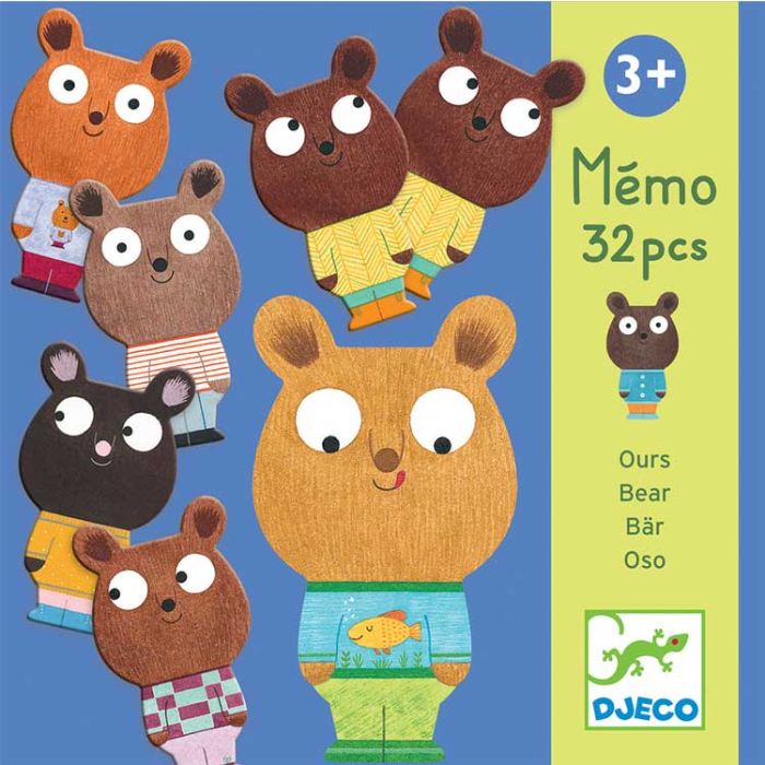 Djeco Memo Bear main product photo