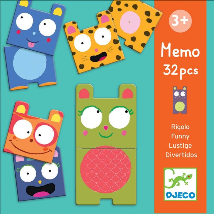 Djeco Memo Funny Animals main product photo