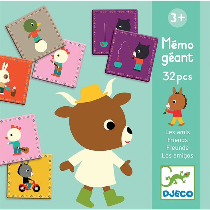 Djeco Memo Gigante Friends main product photo
