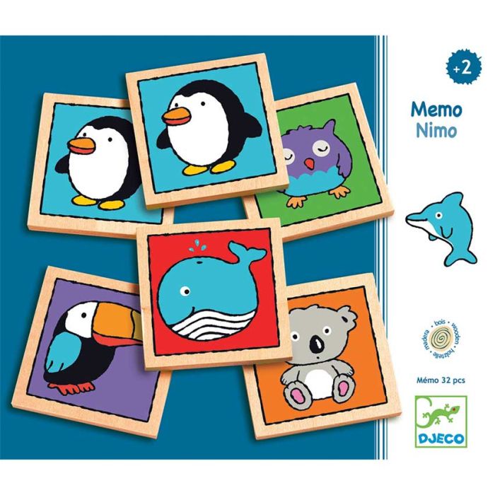 Djeco Memo Nimo in Legno main product photo