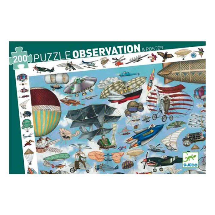Djeco Puzzle Aeroplani main product photo