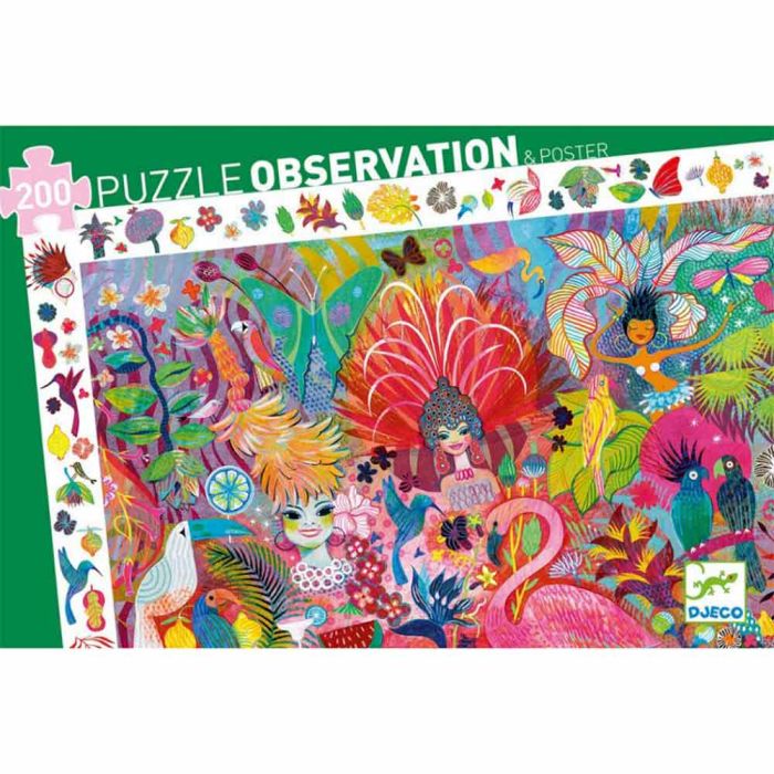 Djeco Puzzle Carnevale di Rio main product photo
