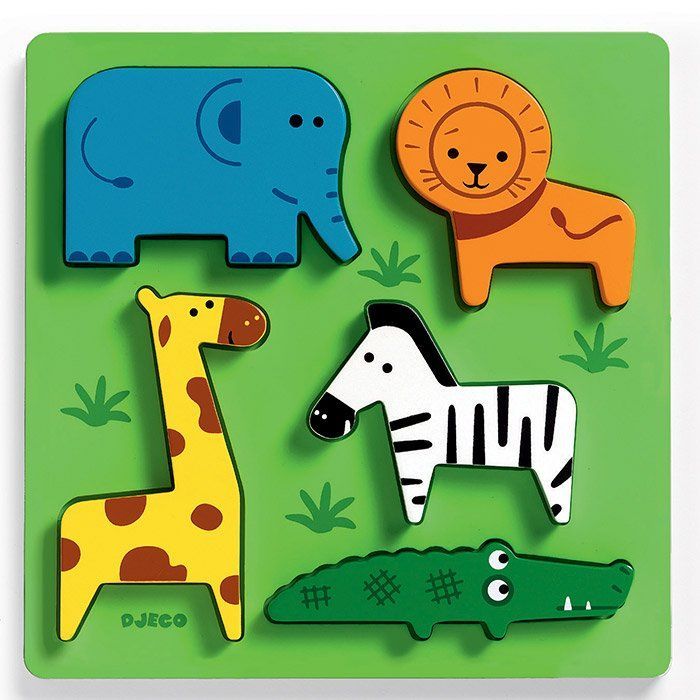 Djeco Puzzle Animali della Jungla main product photo