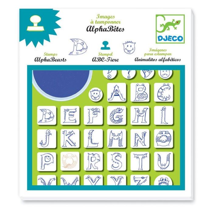 Set Timbri Lettere Djeco main product photo