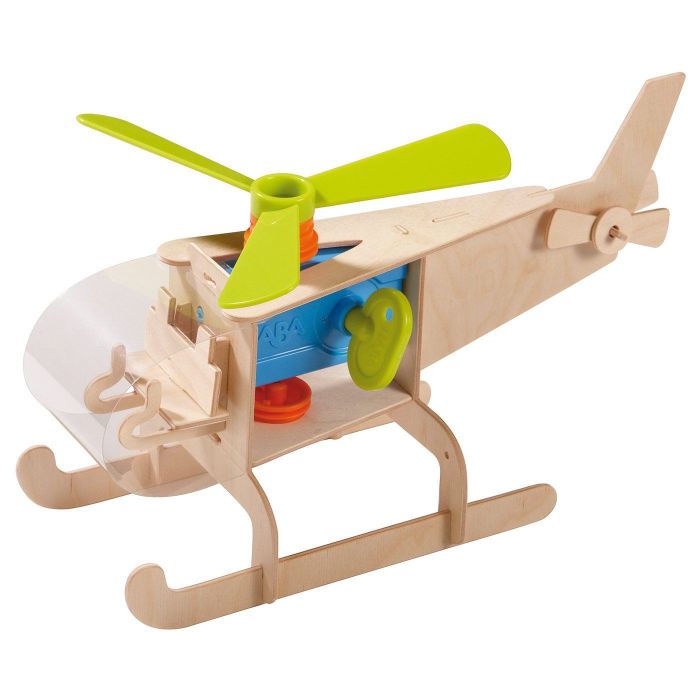 Kit Costruzione Elicottero in Legno Terra Kids Haba 7710 main product photo
