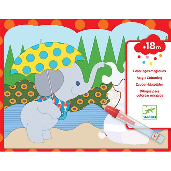 Djeco Colorare con l'Acqua Nascosti Fuori main product photo