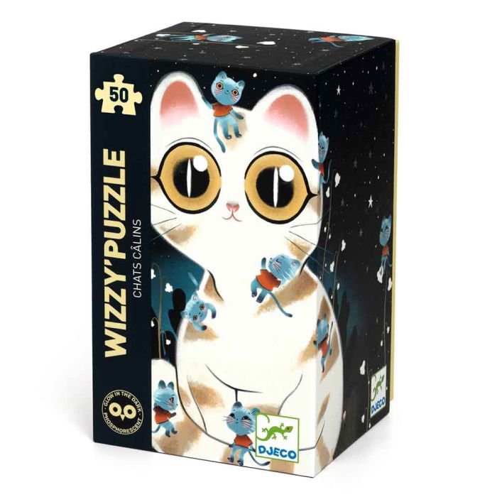 Djeco Puzzle Gatto Fosforescente main product photo