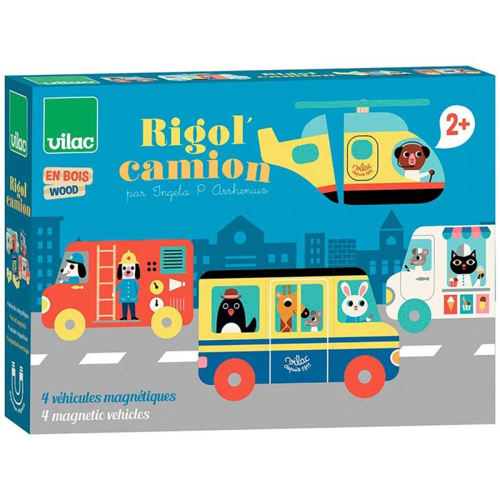 Gioco Magnetico Veicoli in Legno main product photo