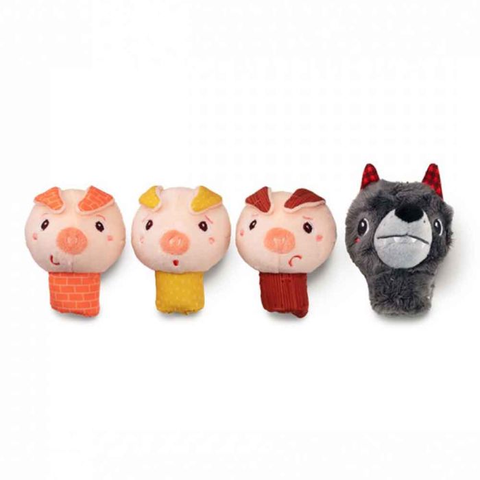 Marionette a Dita Il Lupo e i Tre Porcellini main product photo