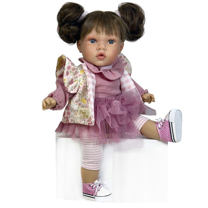 Bambola Susette Flower Castana main product photo