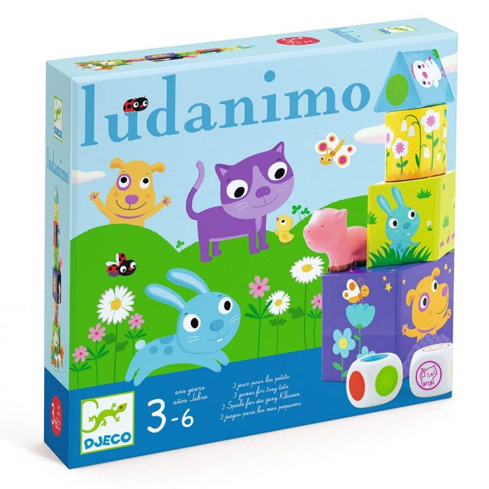 Djeco Gioco da Tavolo Ludanimo 3 in 1 main product photo