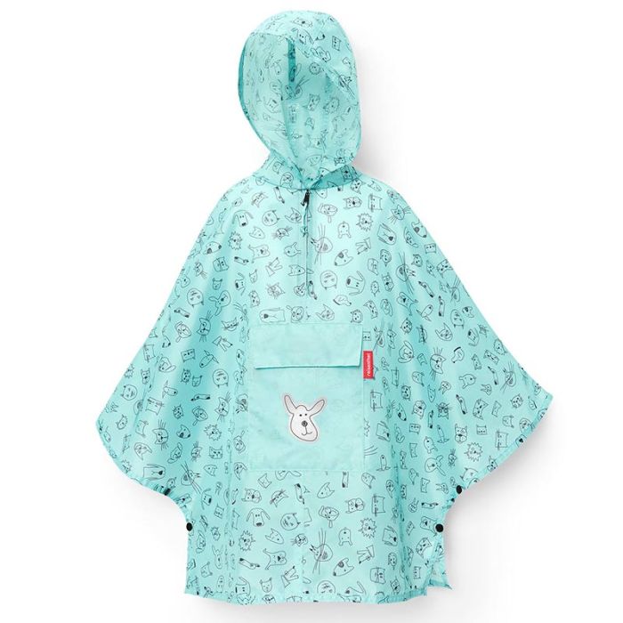 Mini Maxi Impermeabile Azzurro main product photo