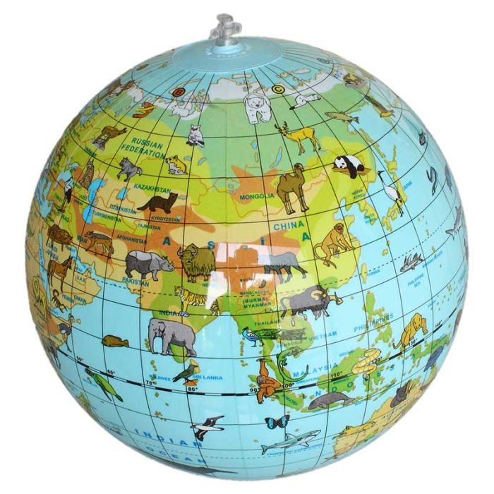 Mappamondo Gonfiabile Animali main product photo