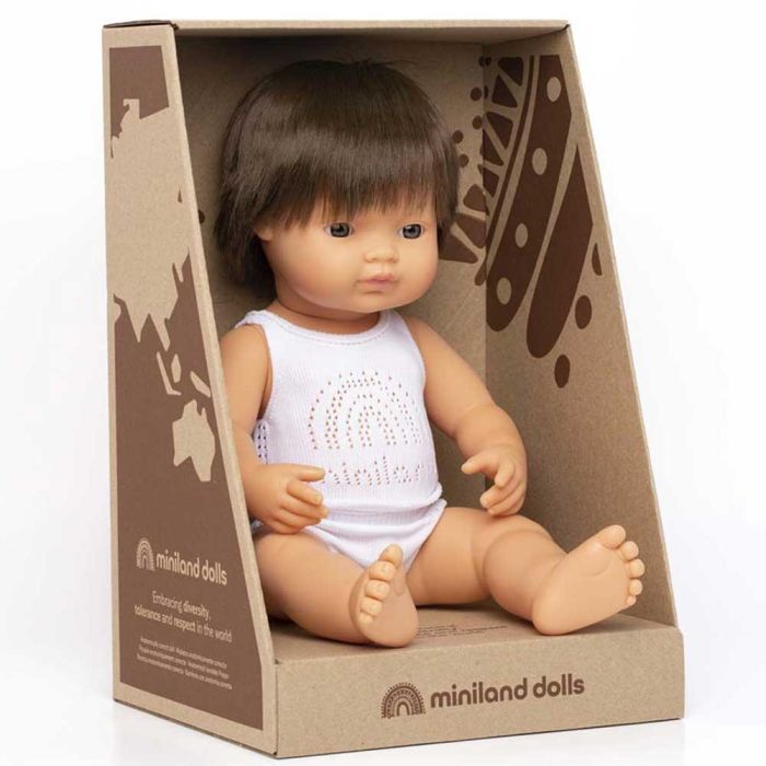 Miniland Bambolotto Europeo Castano main product photo