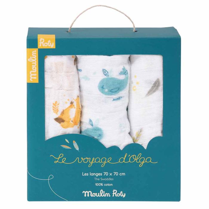 Set 3 Teli Mussola di Cotone main product photo