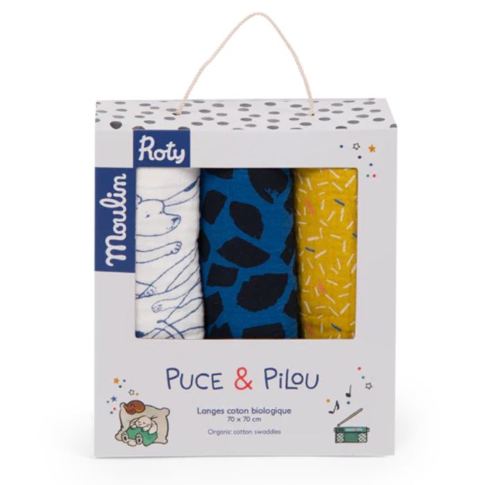 Set 3 Mussole Puce e Pilou main product photo