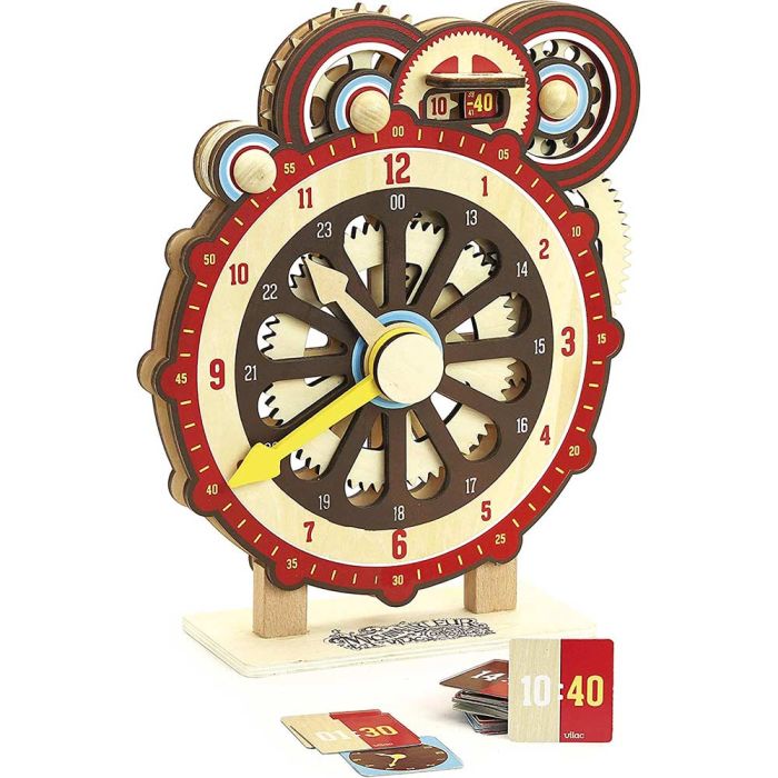 Orologio in Legno Impara a Leggere l'Ora main product photo