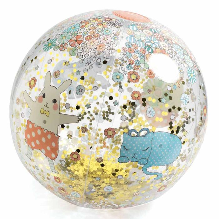 Pallone Gonfiabile con Brillantini Dorati main product photo