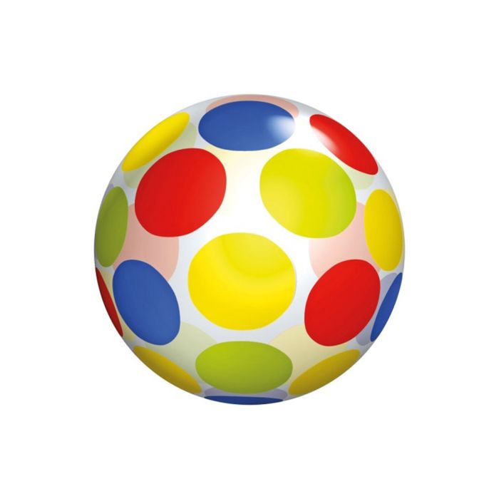 Pallone in Vinile Trasparente a Pois main product photo