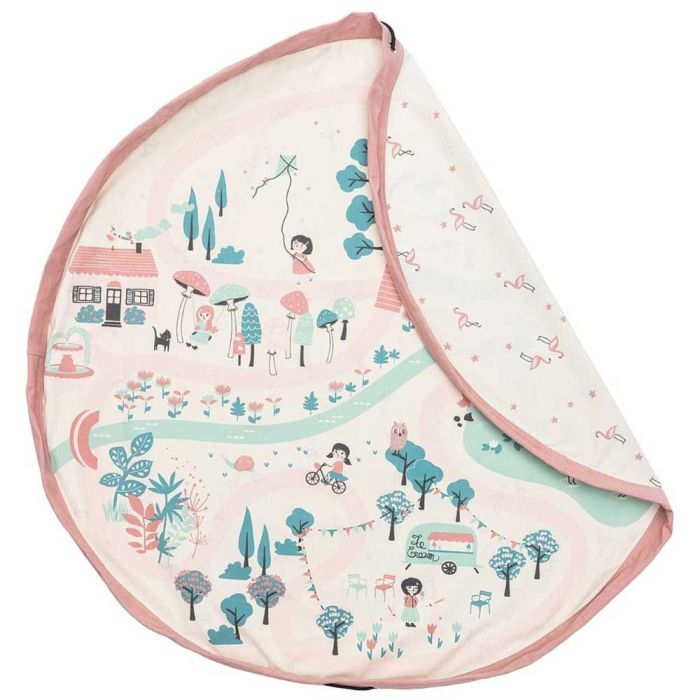 Tappeto - Cesta Portagiochi Una passeggiata nel parco main product photo