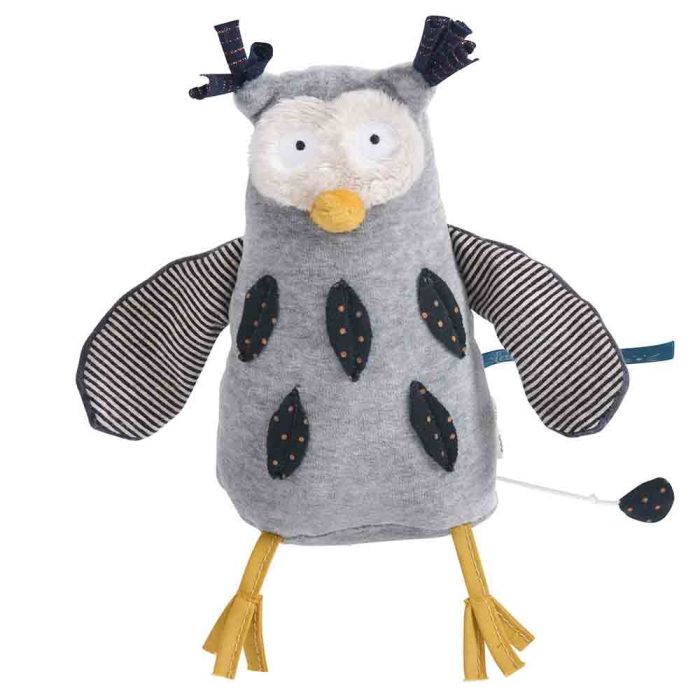 Peluche Musicale Signor Gufo Les Moustaches main product photo