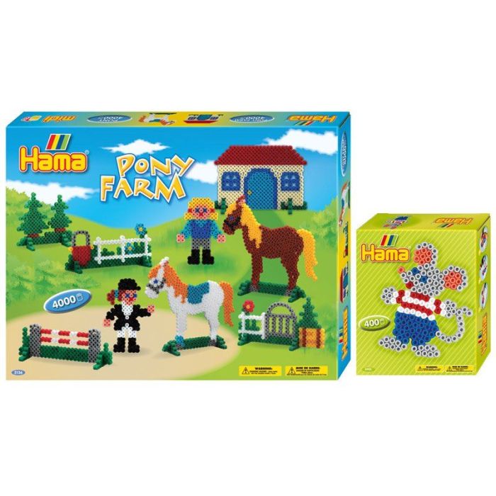 Hama Perline da Stirare Kit Pony Farm Topo main product photo