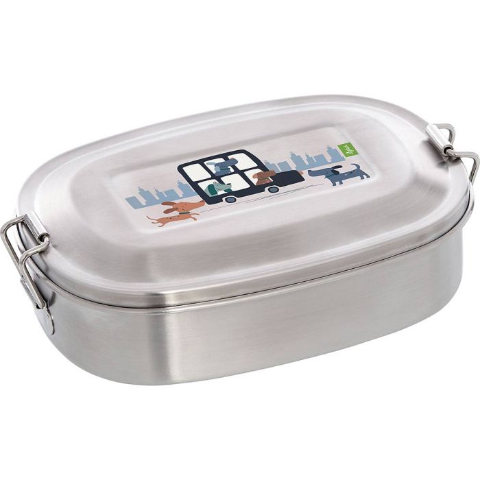 Porta Merenda in Acciaio Cani main product photo