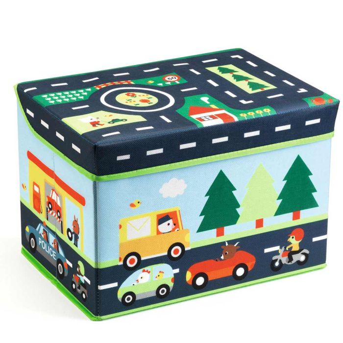 Portagiochi e Pouf Pista Macchinine main product photo
